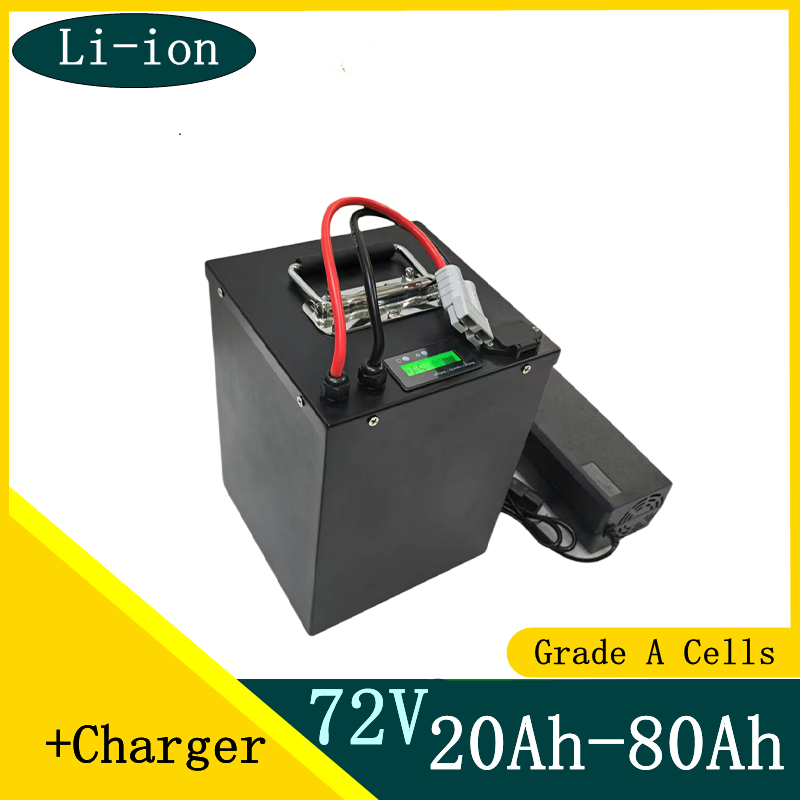 72V 40Ah Lifepo4 Battery Pack - 72V 50AH แบตเตอรี่ลิเธียมไอออนพร้อม BMS สําหรับอินเวอร์เตอร์รถจักรยานยนต์ไฟฟ้ารถเหยียบพลังงานรถกอล์ฟ