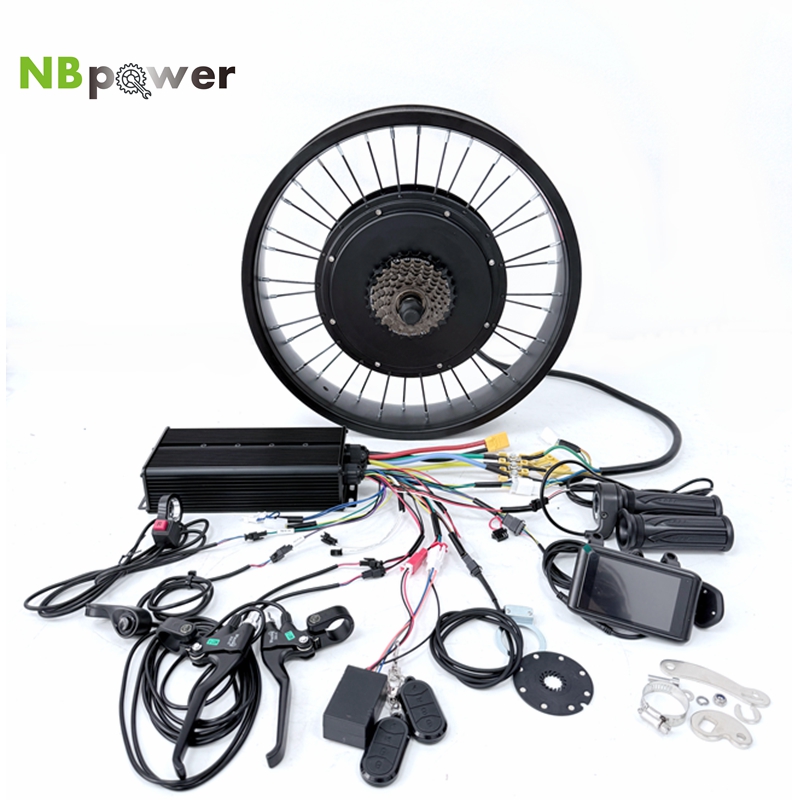 72V 100A Sabvoton Controller - ชุดแปลงมอเตอร์ไฟฟ้าสำหรับจักรยานเสือภูเขา NBpower 170/190 มม. Dropout 48-72V