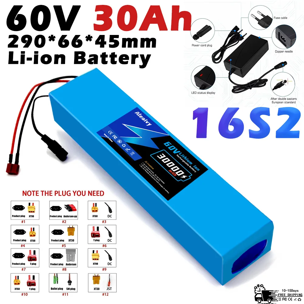 60V 50Ah Electric Scooter Battery - 2025 อัพเกรด 60V 30Ah 18650 แบตเตอรี่ลิเธียมไอออนสําหรับ