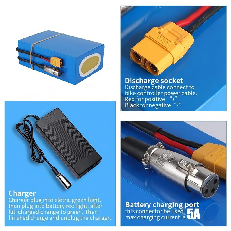 แบตเตอรี่จักรยานไฟฟ้า 60V 72V  - 60V 50Ah Electric Scooter Battery บทวิจารณ์และราคา