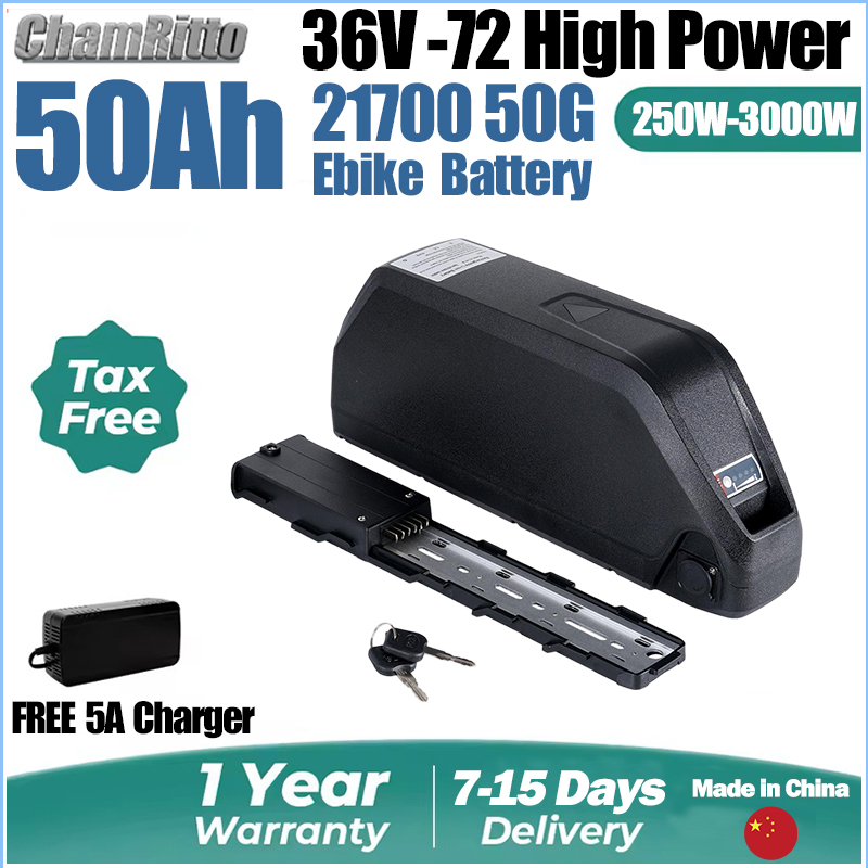แบตเตอรี่จักรยานไฟฟ้า 48V 30AH - 60V 50Ah Electric Scooter Battery บทวิจารณ์และราคา